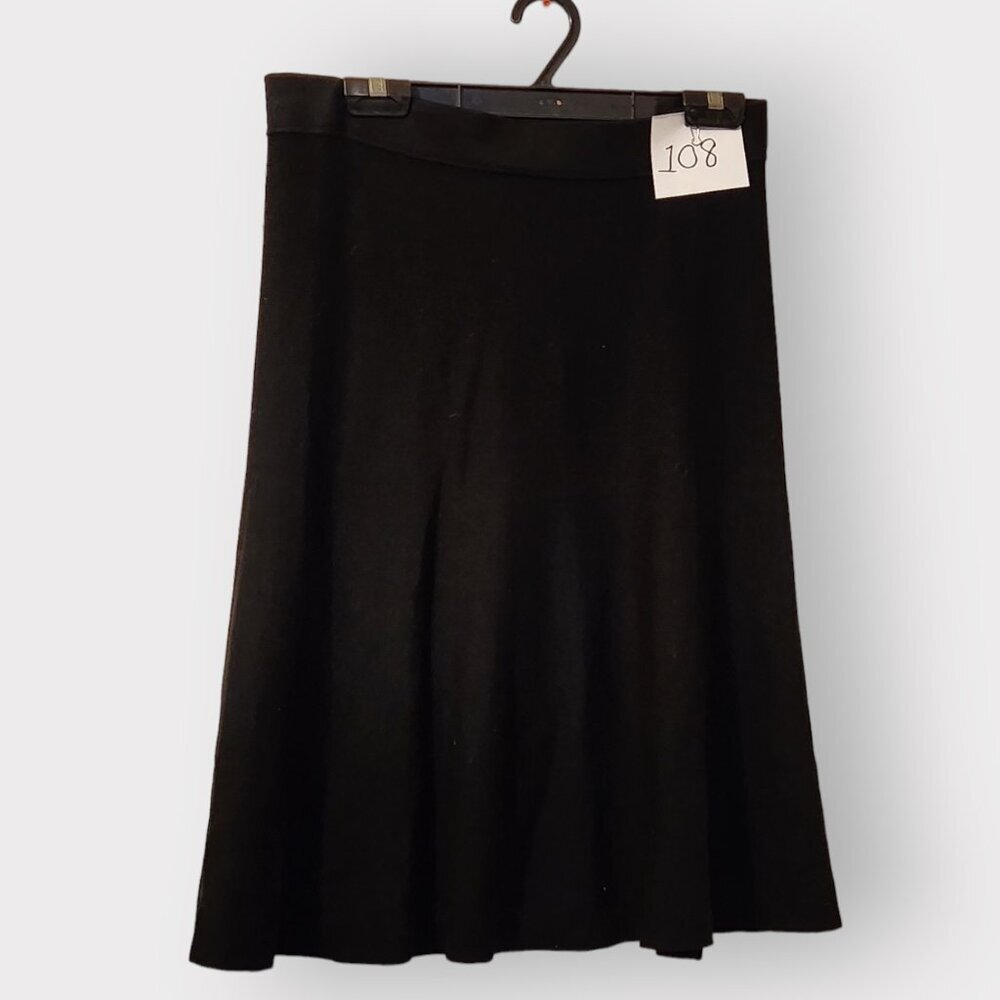 CLEO WOMENS BLACK MAXI SKIRT SIZE MEDIUM